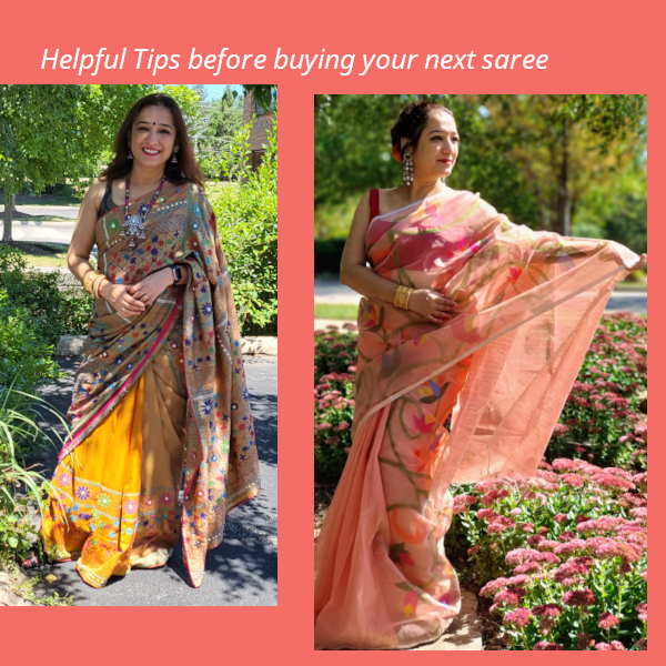 Questions to ask yourself before purchasing your next saree!!
