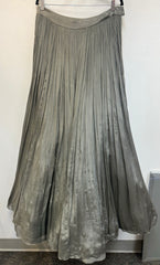 RFSS1747 - Heavy Designer Partyywear dress. Comes with Pure Chinnon Cancan skirt and heavy crystal work blouse.