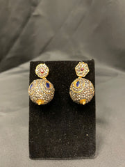 JP139 - Semi-precious stones Ear-ring