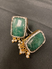 JP168 - Semi-precious stones Ear-ring