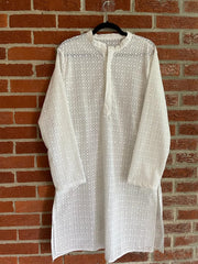 MWK104 - Lucknowi Chikan Georgette Kurta