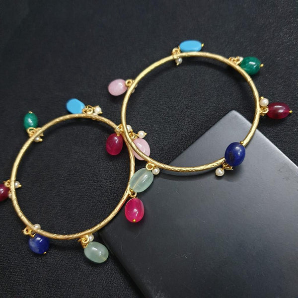 JP553 - Contemporary non openable natural stone bangle